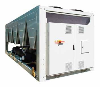 Air Cooled Chiller EQPH 128 / 830 Heat pump Scroll R410A Cooling Capacity from 117 to 772 KW Heating capacity from 132 to 932 KW Size = 26 Refrigerant : R410A EER up to 2,74 ESSEER up to 4,18 COP up