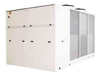 Air Cooled Chiller EQEF 60 / 300 cooling only free cooling Scroll R410A Cooling Capacity from 64 to 313 KW Size = 17 Refrigerant : R410A EER up to 2,91 ESSEER up to 3,34 Main Functions: FREE COOLING