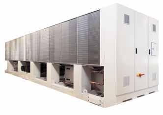 Air Cooled Chiller EQSFA 290 / 1450 cooling only free cooling Screw Class A Energy Class More efficient A+ A B C D E F G Less efficient classa Cooling Capacity from 2838 to 1450 KW Size = 24