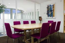 The Desmond Tutu and Benenson rooms come equipped with air conditioning and conference calling