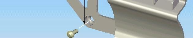 Mount the VLT bracket to the wall with three screws, as shown in Figure 4.
