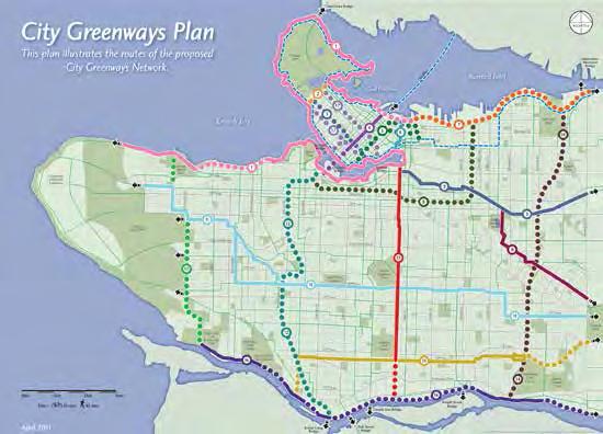 SUPPORTING POLICY Greenways Plan The 1995 Greenways Plan defines greenways as green paths for pedestrians and