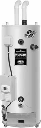 ommercial Gas nergy Saver Power irect Vent 120/121 with Independent Vent System Water Heaters Honeywell integrated control Proven design combines temperature control, diagnostic codes and system