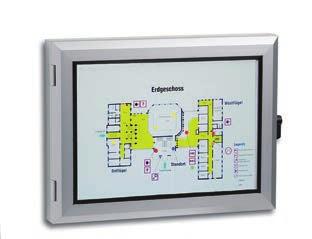 Fire brigade and system accessories Graphic panel LMT-4 LED graphic panel Part no.