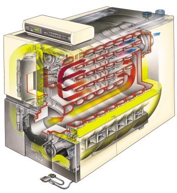 boiler assembly Viceroy GT - Boiler Assembly - Exploded View Eutectic cast iron boiler body, particularly resistant to thermal shocks and corrosion, allowing low modulated temperature operation and a