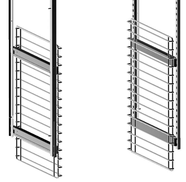 Installation Section 2 T-4 Rack Slide Installation Edge Support for 18 x 26 pans APPLICABLE TO GB & GBS MODELS 3. Repeat steps 1-2 on the opposite side.