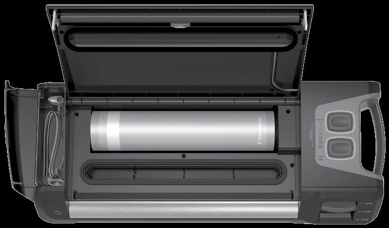 FEATURES Product Features GameSaver Big Game GM700 Series B A C H G F E D A. Accessory Storage Compartment Stores Accessory Hose. B. Bag Cutter on Lid Simplifies making custom-sized bags. C. Built-in Roll Storage For storage of FoodSaver GameSaver Vacuum Sealing Rolls and Bags.