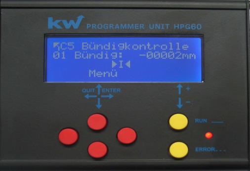 C5 Leveling control KW Aufzugstechnik GmbH OPERATING MANUAL DAVID-613 In the submenu C5 Leveling control is spent the current position of the car in mm.