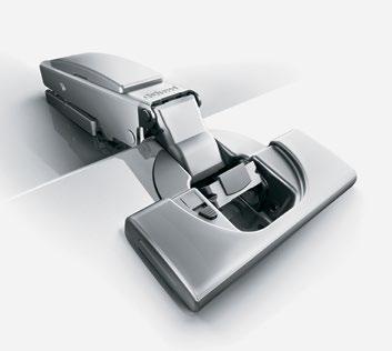 TIP-ON, the mechanical opening support system, handle-less furniture can be realised.