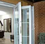 Bi-fold doors will create the perfect summer ambience, but it s just as vital that they can withstand the harsh British winter. Our doors are manufactured with a square-edge profile.