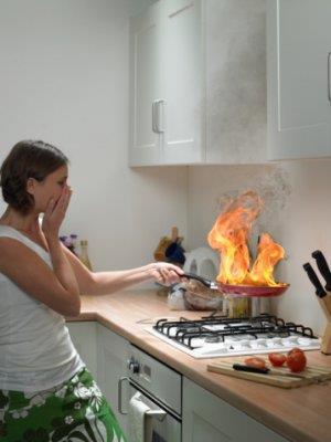 Fire Prevention: COOKING Never leave cooking food