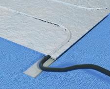 to prevent an unsightly lump on the laminate surface and excessive wear on that part of the mat.