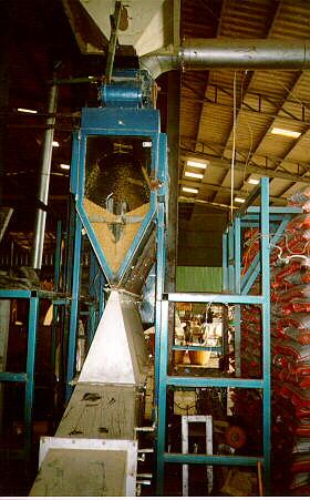 In Thailand and Vietnam prototypes of industrial-scale hexagonal spouted-bed dryers have been built and tested with paddy (see Fig. 8). Figure 8.