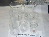 The appearance of the glassware was documented before and after washing and drying in the FlaskScrubber Laboratory Glassware Washer 4420431. The following photographs show remarkably clean glassware.