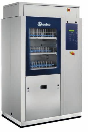 L 900 High capacity Glassware Washers 4X L 900 Washing system on four independent levels The upper level can be docked to three different water/air connections depending on the height of the loaded