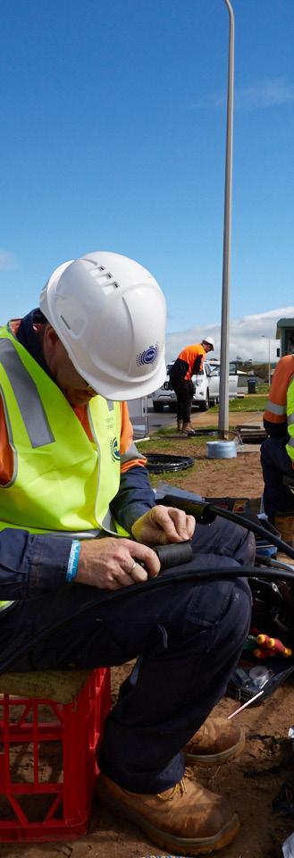 Working on leading edge technology The nbn network is made up of world-class technologies designed to lift the broadband capability across Australia.