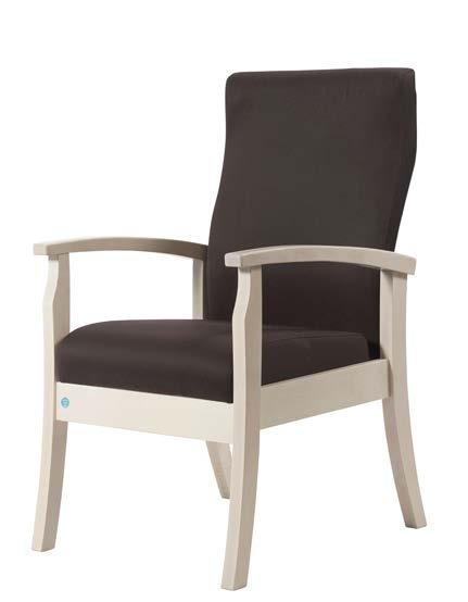 w600 d800 h1000 sw510 sd470 sh480 Geo Innovative, modern patient chair with moulded back for enhanced
