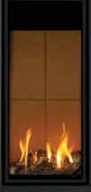 Glass Fronted (BF) White Stone, Glass Bead or Log effects A double-sided high efficiency fire which can be