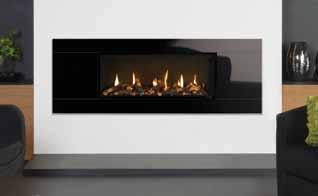 Fire Sizes: Studio 22 Fuel effects: Logs Options: Glass fronted Key Features 1. Balanced Flue connection 2. Shallow firebox depth 3.