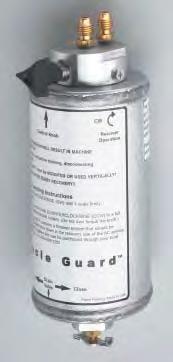 41145 Sight glass with 1/4" connections THE TRAP SEPARATOR High porosity fi lter effectively traps sealant, dye and lubricant so only pure refrigerant exits to your recovery equipment.