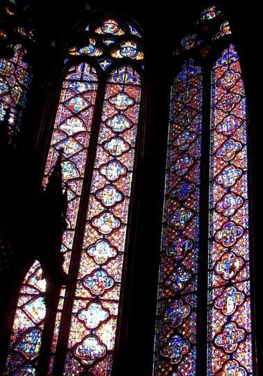 Many, ornate, colourful windows were