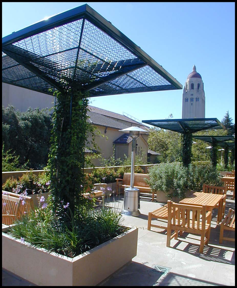 Second Floor Terrace, Graduate School of Business Stanford University,