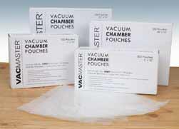 VACMASTER Pouches For the best results, use our VACMASTer Vacuum Chamber Pouches with your VP120. The VACMASTer Vacuum Chamber Pouches are constructed of a heavy-duty poly/nylon combination.