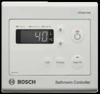 Any combination of bathroom and main controllers can be used, however at least one main controller must be