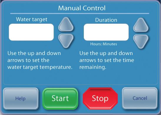 1-10 Manual Control panel (appears after user presses Manual Control on main Normothermia or Hypothermia Screen) Functional Verification Certificates of Conformance for calibration, performance, and