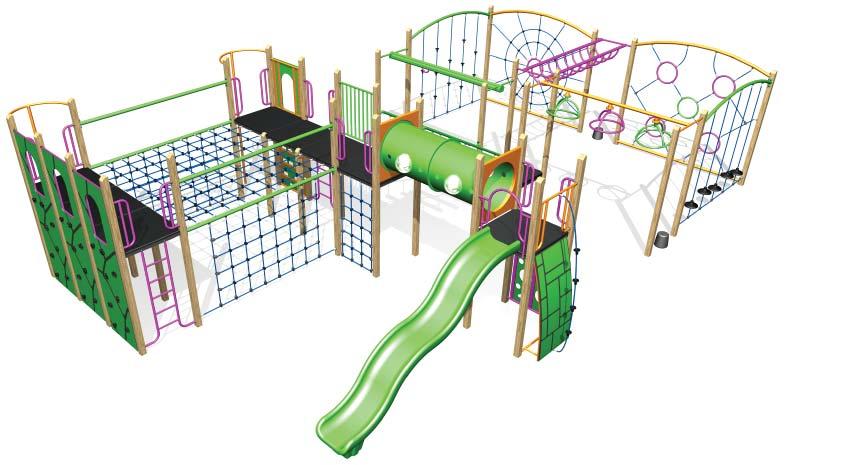 Junior Playgrounds Pateke, Waimate and Fantail 4 pateke