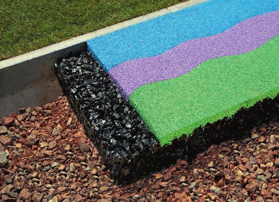 loose-fill products. Unlike grass matting, Playtop doesn t alternate between being bone dry and muddy and it doesn t need regular maintenance.