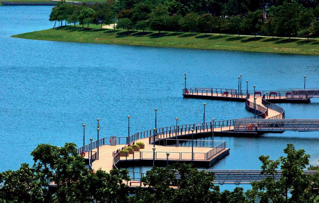 Step out of your home, step directly into Bedok Reservoir Park.