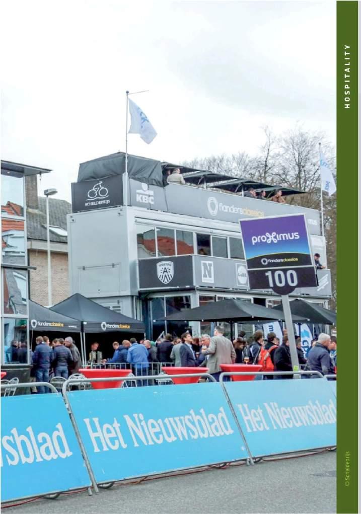 05 PERSONAL VIP UNIT I N T H E A R R I V A L Z O N E CHURCHILLLAAN SCHOTEN PROGRAM PUBLICITY Welcome starting at 02:30pm Welcome your guests (100-120 invitees) for the final part of the race