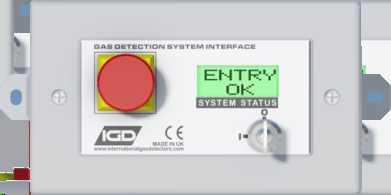 Consider the use of mimic panels, HMI panels or GSM options available from IGD to provide additional remote indication/alarm Audio-Visual alarms As a general rule if there is gas detection ﬁtted to