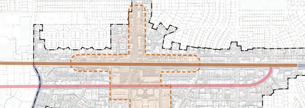 This plan descibes strategies for creating a unified City Center Core -- centered around San Pablo Ave, 111, and El Paseo - establishing strong connections - visual, functional, and circulation-wise,