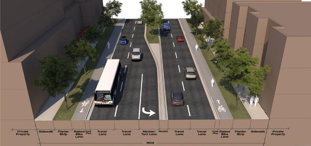 FIGURE 6: MINOR ARTERIAL (SKY RIDGE AVENUE) 72 Above graphic for concept only.