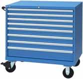 40 1 W x 22 1 D x 47 3 8" H 6 drawers All drawers include mesh liners Full extension drawers