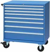 40 1 W x 22 1 D x 47 3 8" H 9 drawers All drawers include mesh liners Full extension drawers