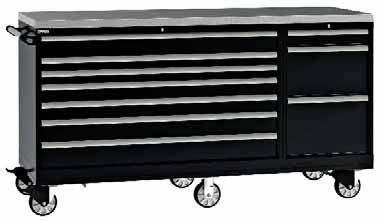 drawer): 18" W x 2 D TWO-BAY POPULAR CONFIGURATIONS 1 1 14 drawers 78 3 wide (82 1 wide including handle) 41,314 cubic inches 11,030 square inches TSDWMP750-1401- 28 1 13 drawers 78 3 wide (82 1 wide