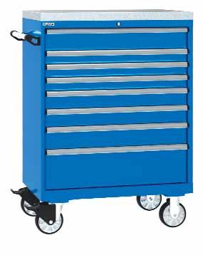 Model 900 Single Bank Toolboxes 47 3 8" high mobile toolbox* *other base options also available (housing height without base is 39 3 8") Select from 21 different configurations (with more available