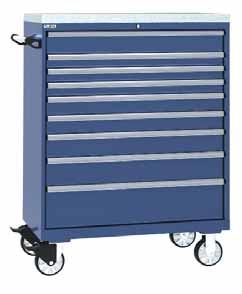 Model 1050 Single Bank Toolboxes 53 1 high mobile toolbox* *other base options also available (housing height without base is 45 1 ) TSHS1050-0907-M5003 WITH OPTIONAL STAINLESS STEEL TOP Select from