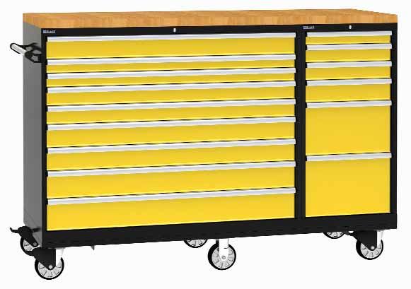 MWMP left bank (MP drawer): 18" W x 2 D TWO-BAY POPULAR CONFIGURATIONS 10" 8" 1 1 18 drawers 78 3 wide (82 1 wide including handle) 58,645 cubic inches 14,417 square inches TSDWMP1050-1801- 28 1 17