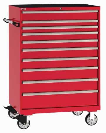 Model 1225 Single Bank Toolboxes 60 1 high mobile toolbox* *other base options also available (housing height without base is 52 3 1) Select from 15 different configurations (with more available at