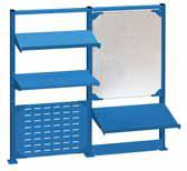Technical workstation accessories now available in choice of three colors and either gray plastic laminate, butcher block or gray static dissipative plastic laminate* shelf!