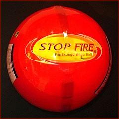 STOP FIRE WITH FIREBELL'S FIREBALL It is an extingushing device in the shape of a ball and tested by various govt.