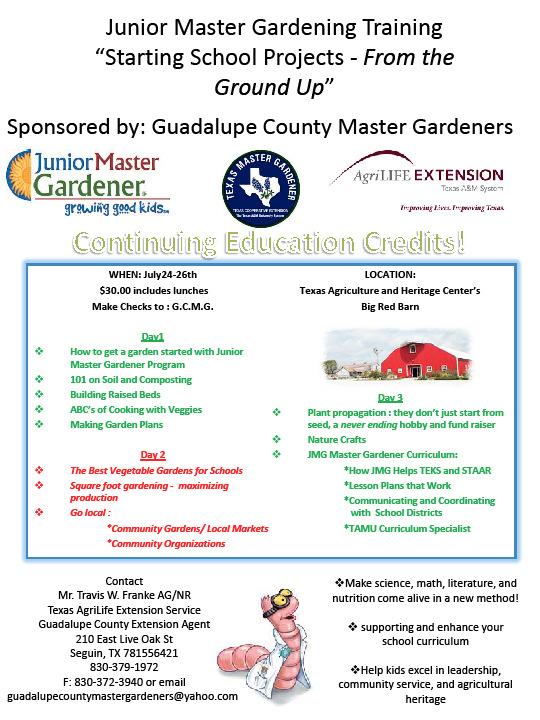 The Guadalupe County Master Gardener
