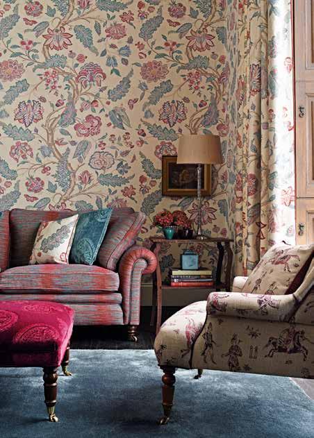 JAIPUR PRINTS, EMBROIDERIES & WEAVES Luxury lifestyle, from the buzz of city living, to pastoral idyll, Zoffany embraces the best of both worlds.