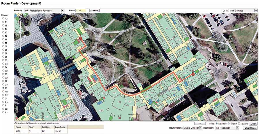 ArcScene allowed decision makers to view and process the data in 3D while analyzing the effects of new construction sites on the existing grounds.