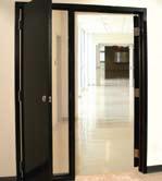 Doors and hardware are not expected to be functional afterwards, they must simply remain intact.