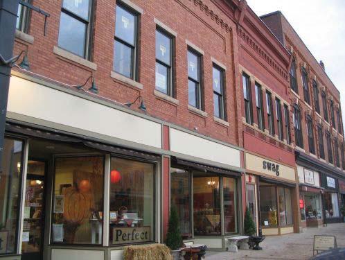 Storefront Design Existing Buildings In order to enhance the historic character of the District, existing original or historic features should be preserved and repaired whenever possible.